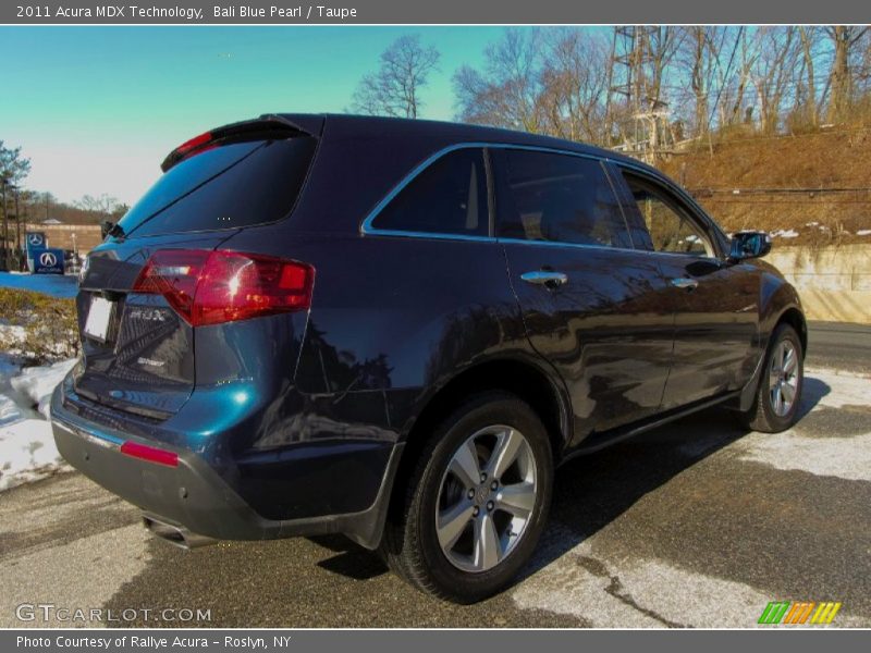 Bali Blue Pearl / Taupe 2011 Acura MDX Technology