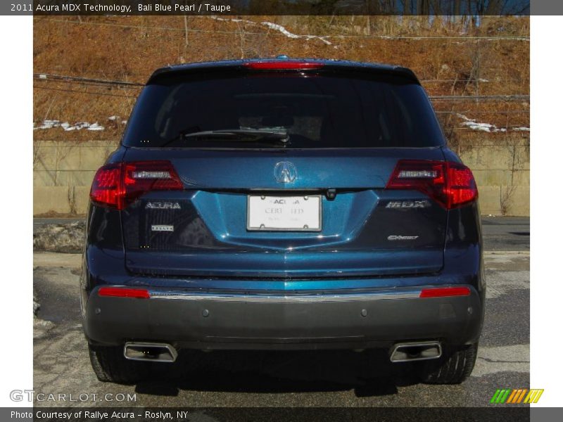 Bali Blue Pearl / Taupe 2011 Acura MDX Technology