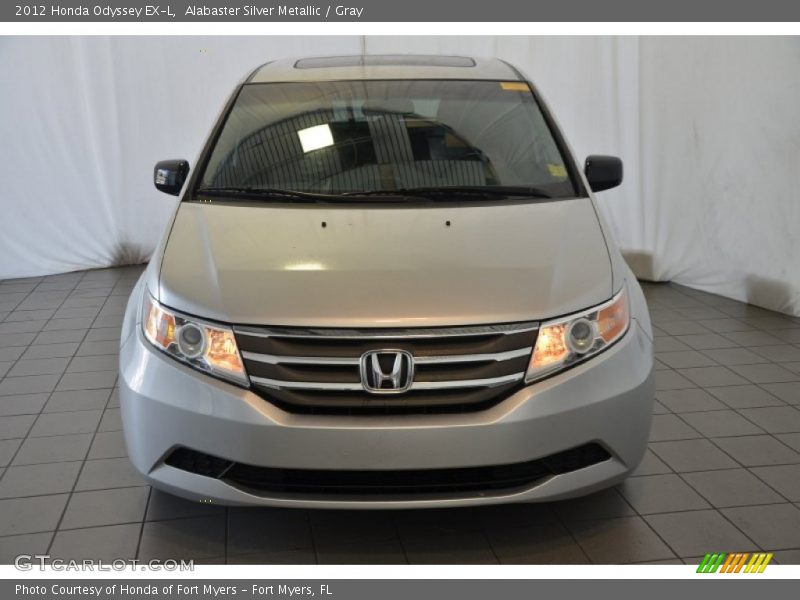 Alabaster Silver Metallic / Gray 2012 Honda Odyssey EX-L
