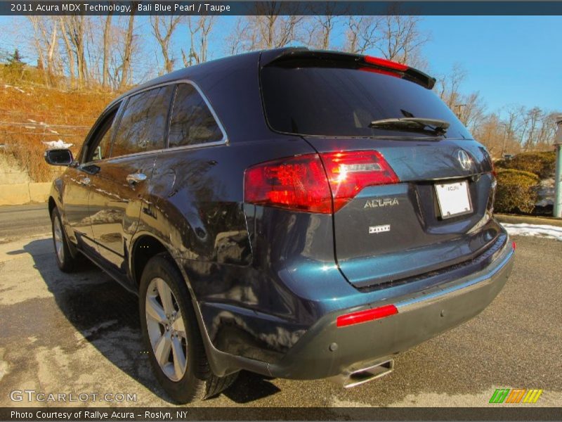 Bali Blue Pearl / Taupe 2011 Acura MDX Technology