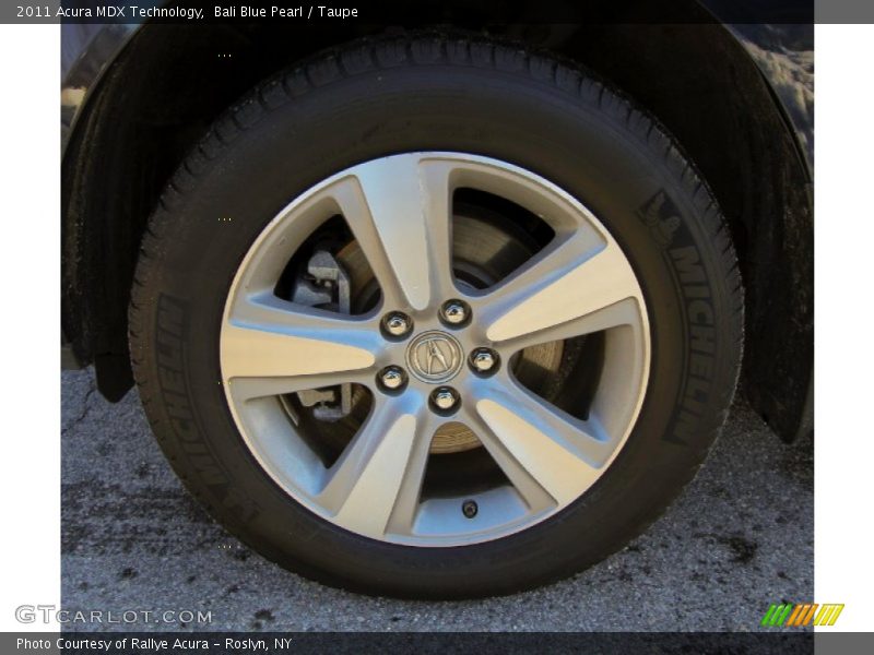 Bali Blue Pearl / Taupe 2011 Acura MDX Technology