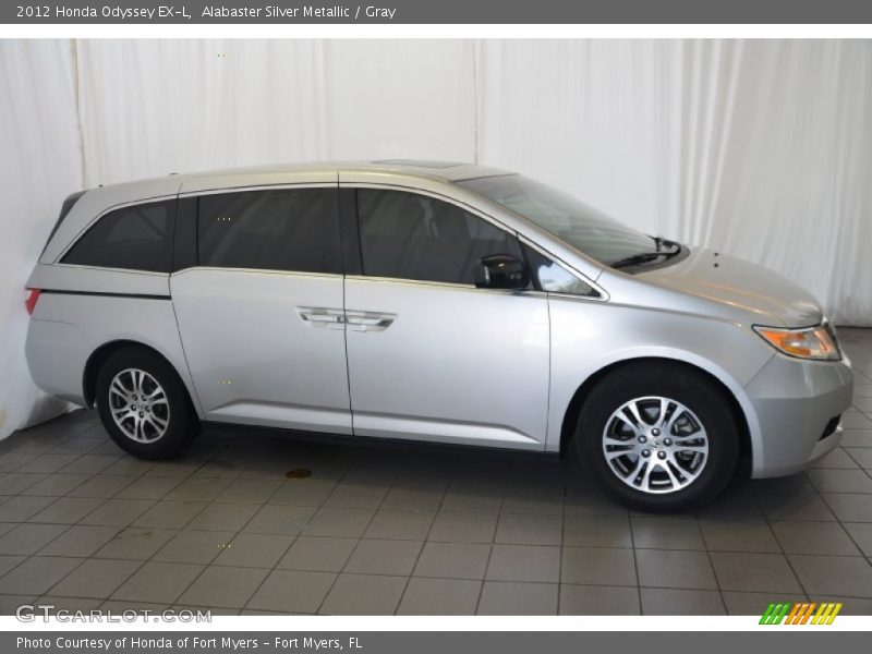 Alabaster Silver Metallic / Gray 2012 Honda Odyssey EX-L