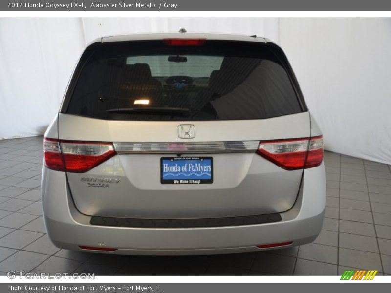 Alabaster Silver Metallic / Gray 2012 Honda Odyssey EX-L