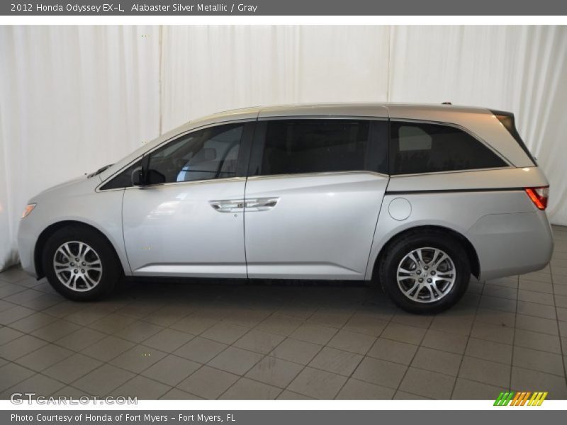 Alabaster Silver Metallic / Gray 2012 Honda Odyssey EX-L