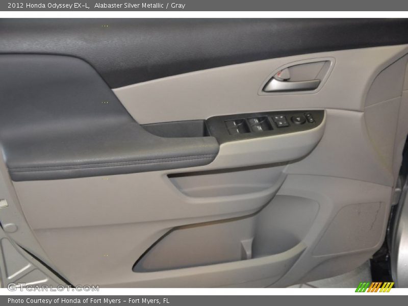 Alabaster Silver Metallic / Gray 2012 Honda Odyssey EX-L
