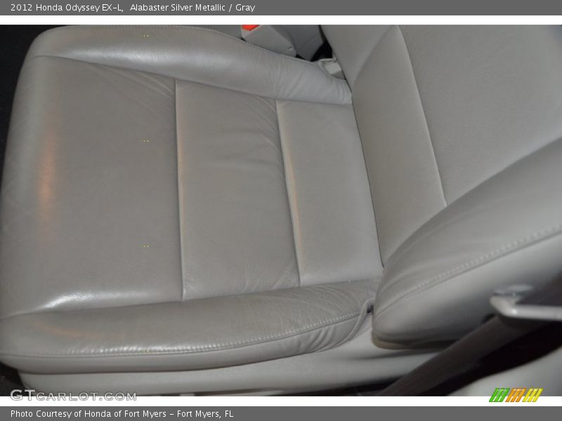 Alabaster Silver Metallic / Gray 2012 Honda Odyssey EX-L