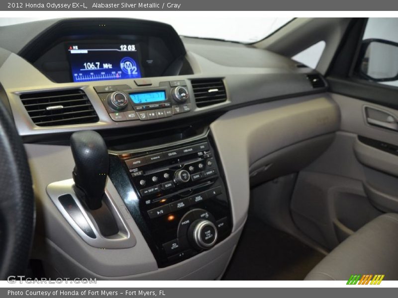 Alabaster Silver Metallic / Gray 2012 Honda Odyssey EX-L