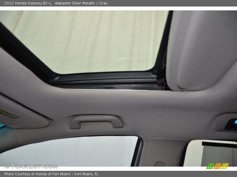 Alabaster Silver Metallic / Gray 2012 Honda Odyssey EX-L