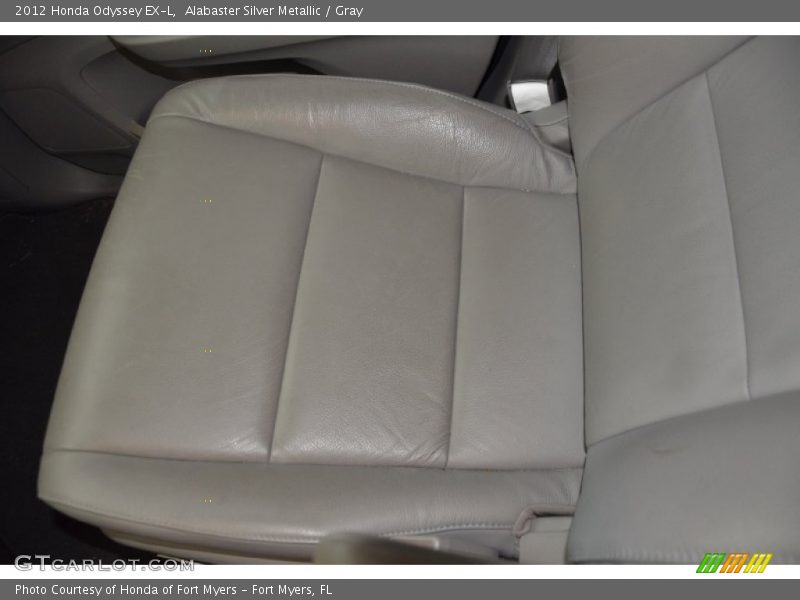 Alabaster Silver Metallic / Gray 2012 Honda Odyssey EX-L