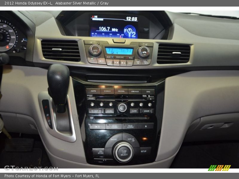 Alabaster Silver Metallic / Gray 2012 Honda Odyssey EX-L