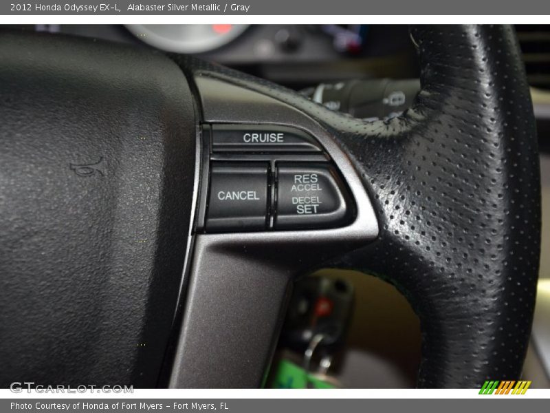 Alabaster Silver Metallic / Gray 2012 Honda Odyssey EX-L