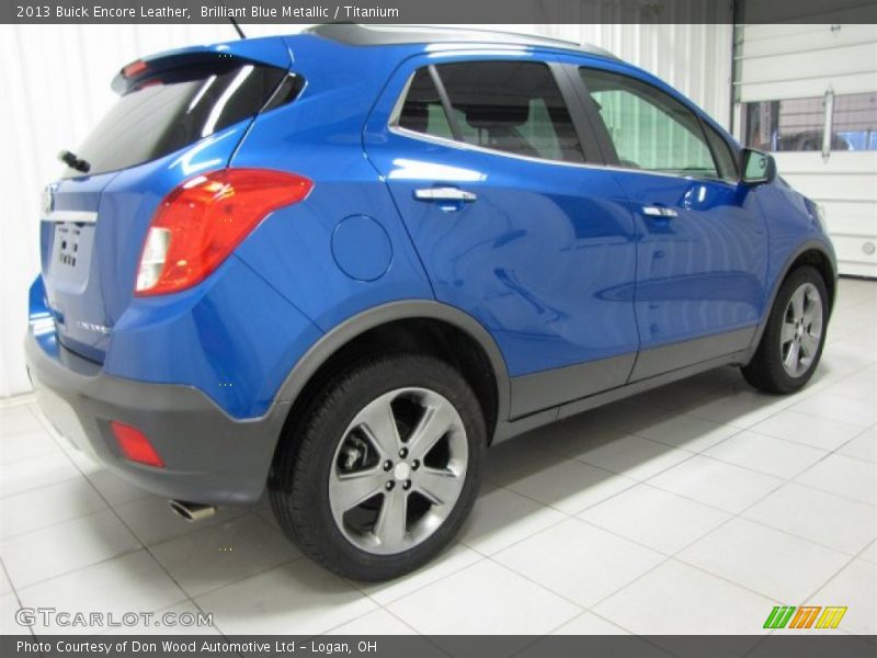  2013 Encore Leather Brilliant Blue Metallic