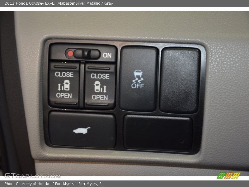 Alabaster Silver Metallic / Gray 2012 Honda Odyssey EX-L