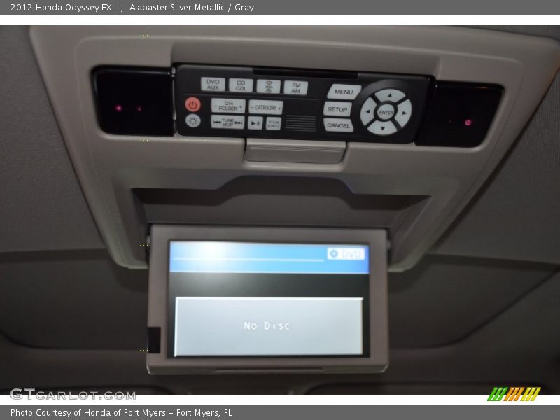 Alabaster Silver Metallic / Gray 2012 Honda Odyssey EX-L