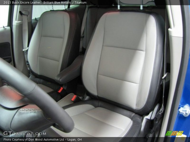 Front Seat of 2013 Encore Leather