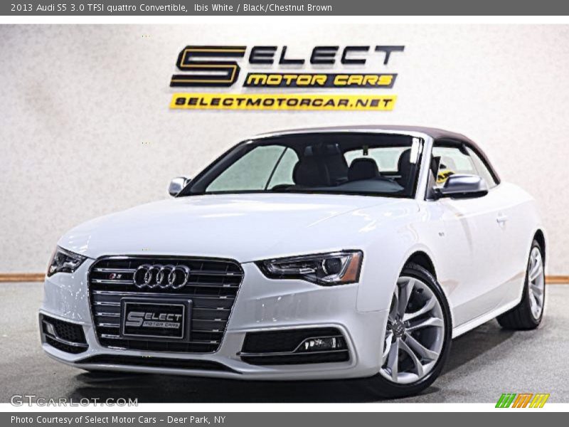 Ibis White / Black/Chestnut Brown 2013 Audi S5 3.0 TFSI quattro Convertible
