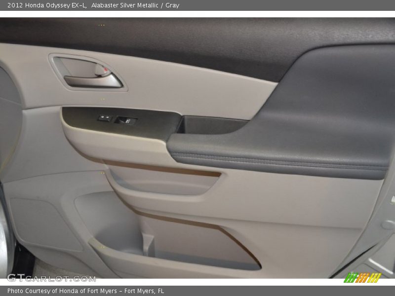 Alabaster Silver Metallic / Gray 2012 Honda Odyssey EX-L