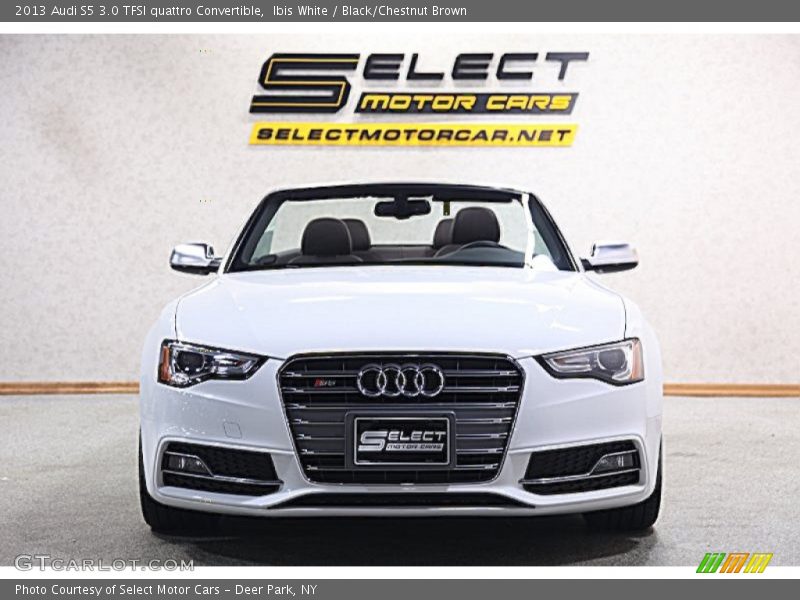 Ibis White / Black/Chestnut Brown 2013 Audi S5 3.0 TFSI quattro Convertible