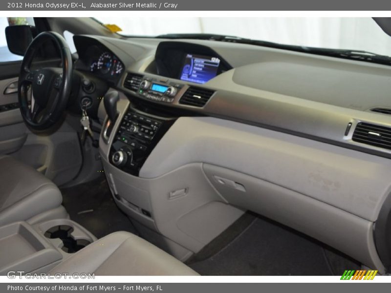 Alabaster Silver Metallic / Gray 2012 Honda Odyssey EX-L