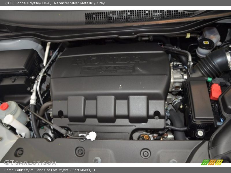 Alabaster Silver Metallic / Gray 2012 Honda Odyssey EX-L