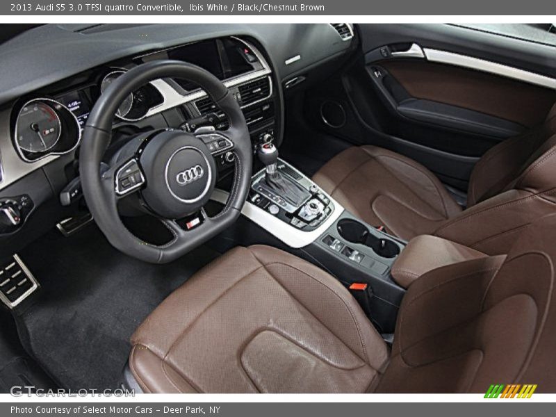 Ibis White / Black/Chestnut Brown 2013 Audi S5 3.0 TFSI quattro Convertible