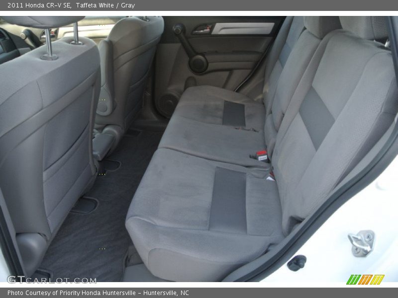 Taffeta White / Gray 2011 Honda CR-V SE