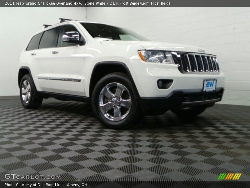 Stone White / Dark Frost Beige/Light Frost Beige 2011 Jeep Grand Cherokee Overland 4x4