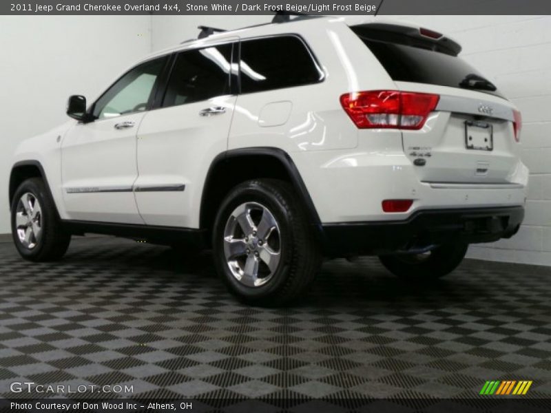 Stone White / Dark Frost Beige/Light Frost Beige 2011 Jeep Grand Cherokee Overland 4x4