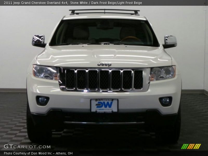 Stone White / Dark Frost Beige/Light Frost Beige 2011 Jeep Grand Cherokee Overland 4x4