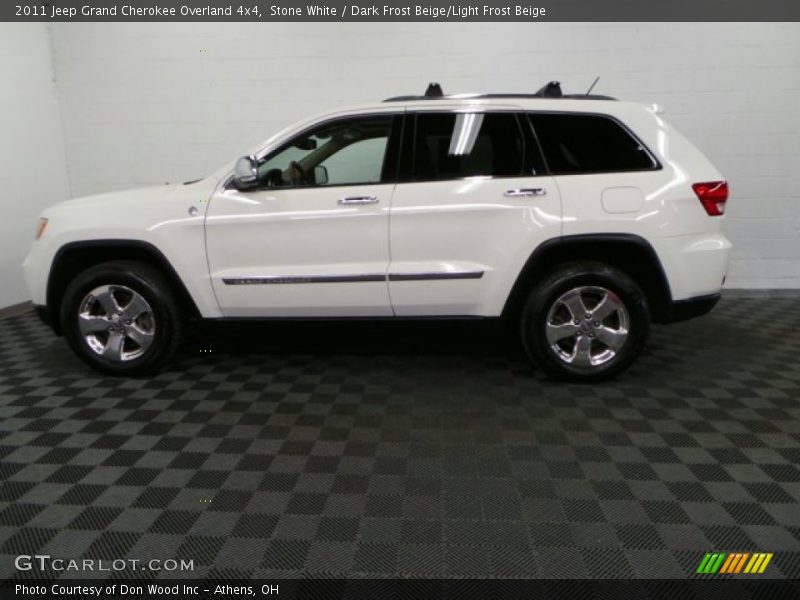 Stone White / Dark Frost Beige/Light Frost Beige 2011 Jeep Grand Cherokee Overland 4x4
