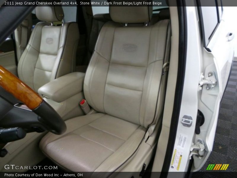 Stone White / Dark Frost Beige/Light Frost Beige 2011 Jeep Grand Cherokee Overland 4x4