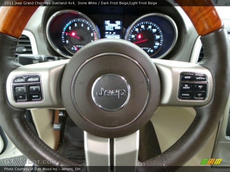 Stone White / Dark Frost Beige/Light Frost Beige 2011 Jeep Grand Cherokee Overland 4x4
