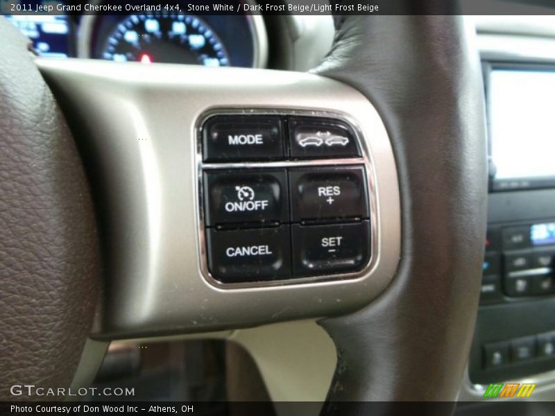 Stone White / Dark Frost Beige/Light Frost Beige 2011 Jeep Grand Cherokee Overland 4x4