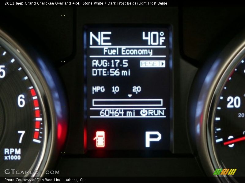 Stone White / Dark Frost Beige/Light Frost Beige 2011 Jeep Grand Cherokee Overland 4x4