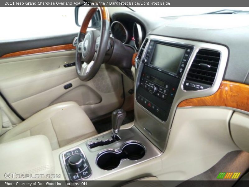 Stone White / Dark Frost Beige/Light Frost Beige 2011 Jeep Grand Cherokee Overland 4x4