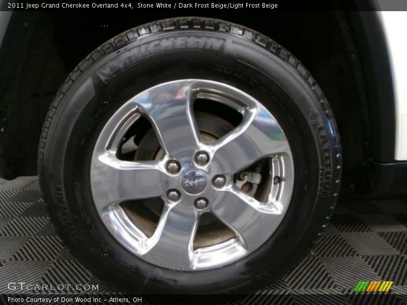 Stone White / Dark Frost Beige/Light Frost Beige 2011 Jeep Grand Cherokee Overland 4x4