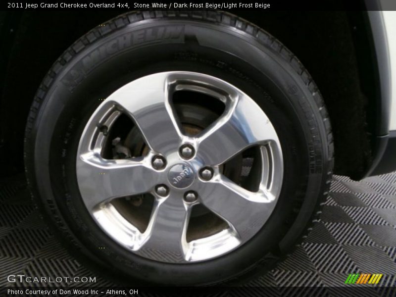 Stone White / Dark Frost Beige/Light Frost Beige 2011 Jeep Grand Cherokee Overland 4x4