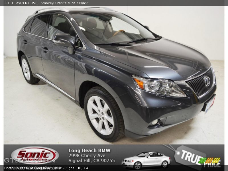 Smokey Granite Mica / Black 2011 Lexus RX 350