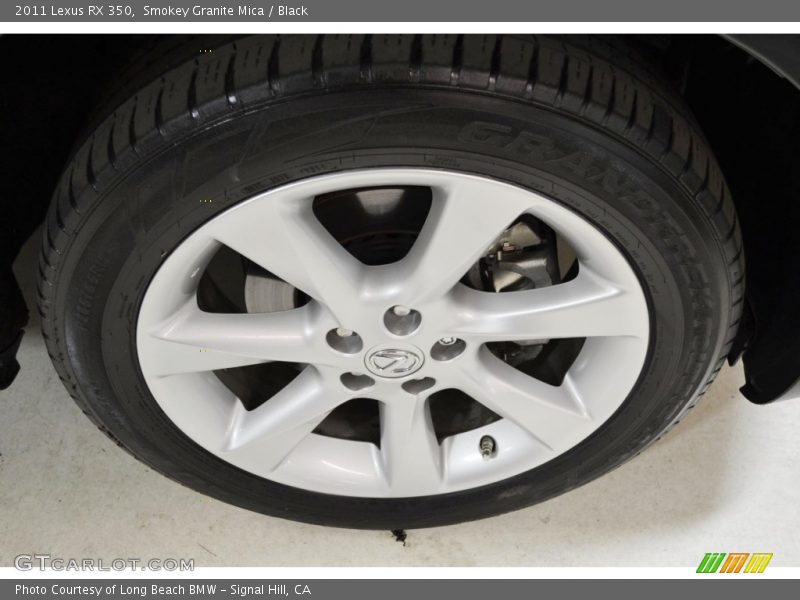 Smokey Granite Mica / Black 2011 Lexus RX 350