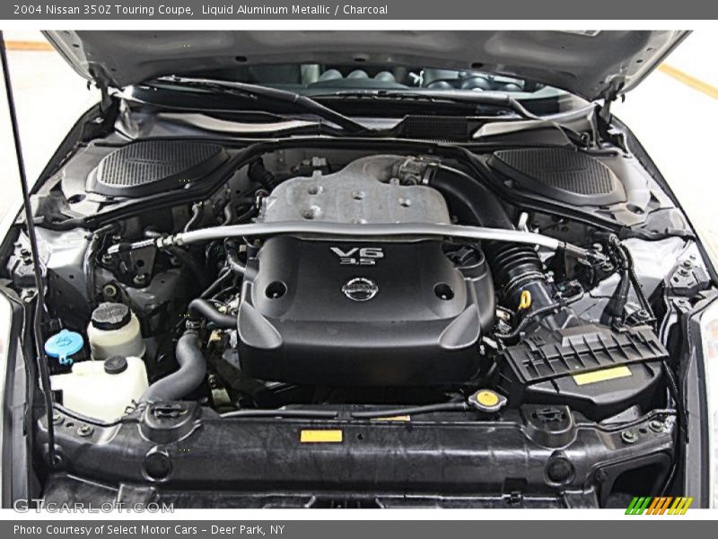 Liquid Aluminum Metallic / Charcoal 2004 Nissan 350Z Touring Coupe