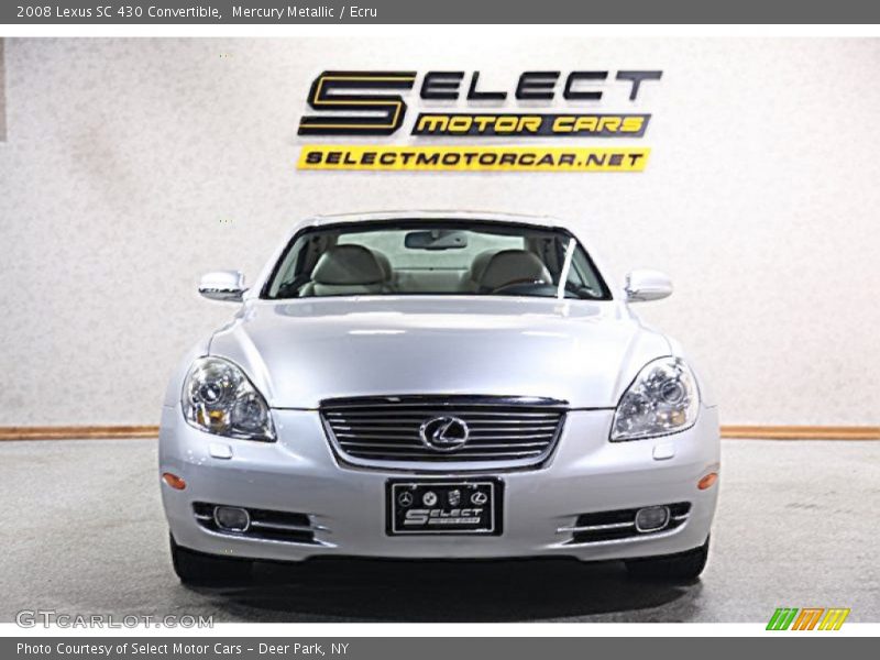 Mercury Metallic / Ecru 2008 Lexus SC 430 Convertible