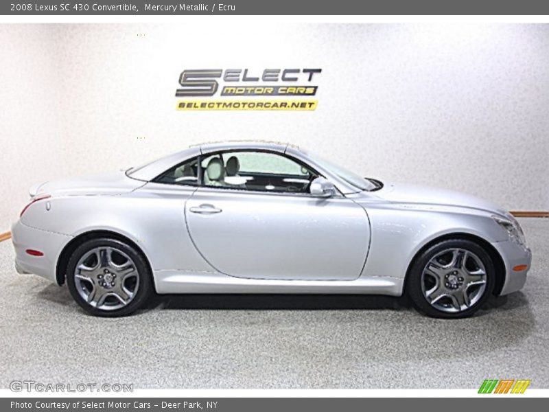 Mercury Metallic / Ecru 2008 Lexus SC 430 Convertible