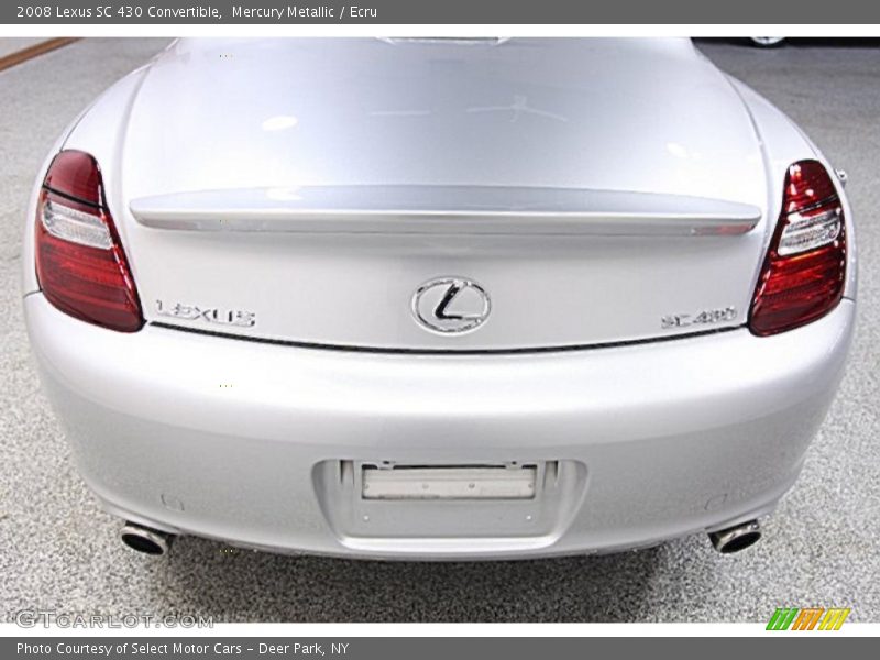 Mercury Metallic / Ecru 2008 Lexus SC 430 Convertible