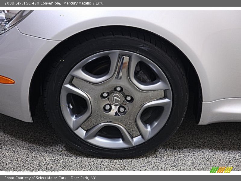 Mercury Metallic / Ecru 2008 Lexus SC 430 Convertible