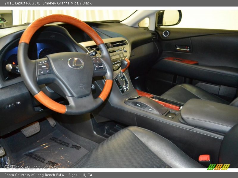 Smokey Granite Mica / Black 2011 Lexus RX 350