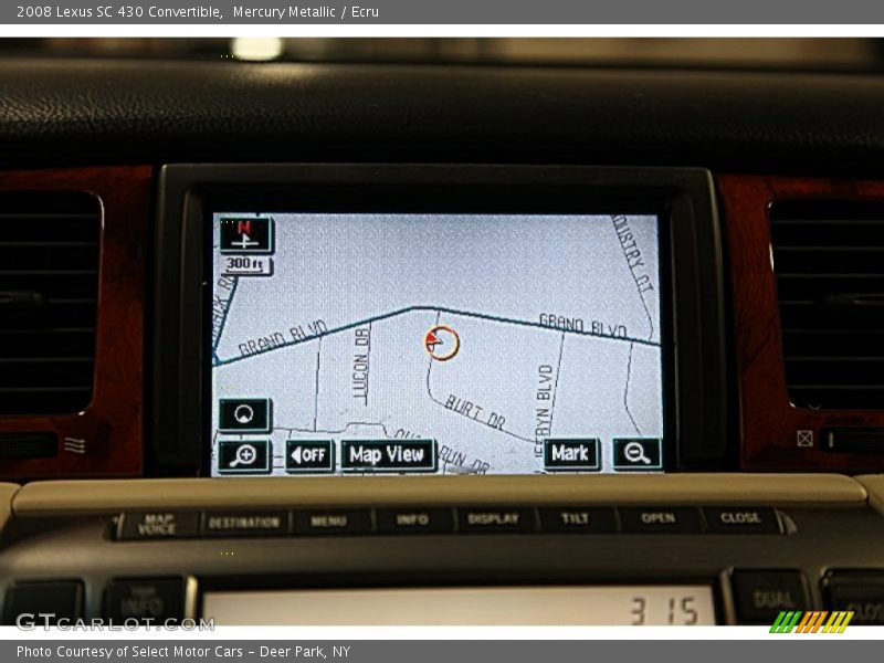 Mercury Metallic / Ecru 2008 Lexus SC 430 Convertible