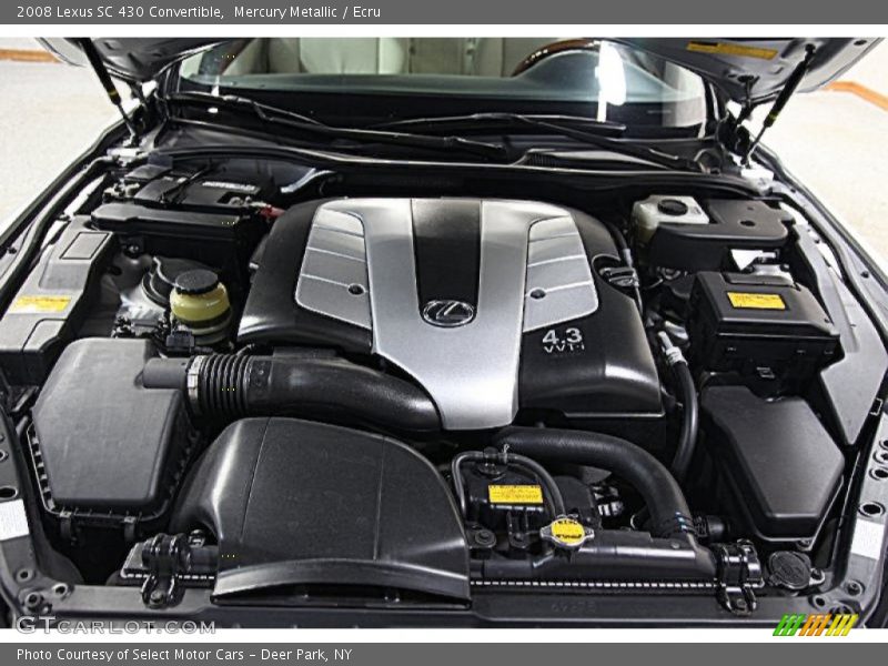 Mercury Metallic / Ecru 2008 Lexus SC 430 Convertible