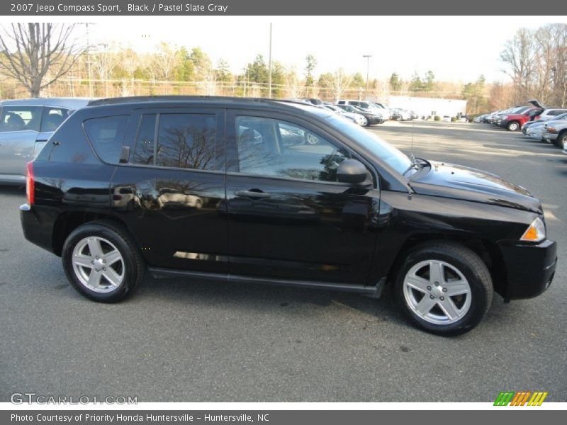 Black / Pastel Slate Gray 2007 Jeep Compass Sport