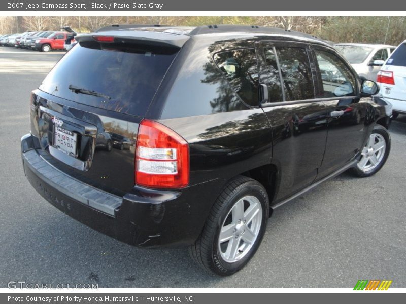 Black / Pastel Slate Gray 2007 Jeep Compass Sport