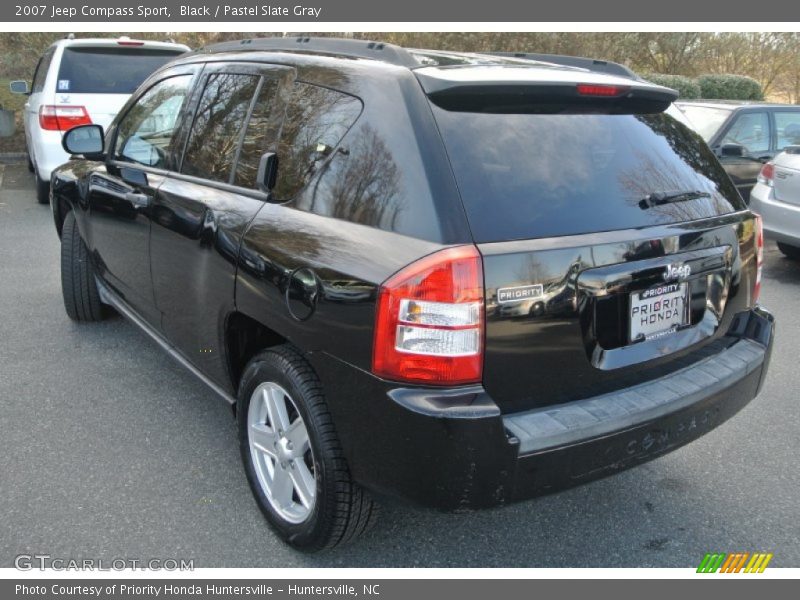 Black / Pastel Slate Gray 2007 Jeep Compass Sport
